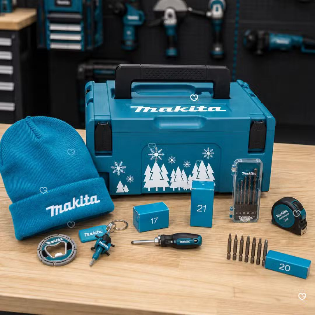 Calendario de Adviento Makita 2026 — Maletín MAKPAC