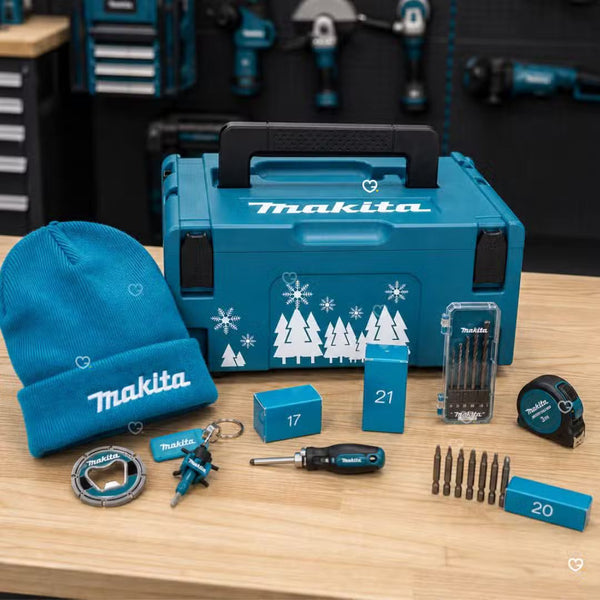 Calendario de Adviento Makita 2026 — Maletín MAKPAC